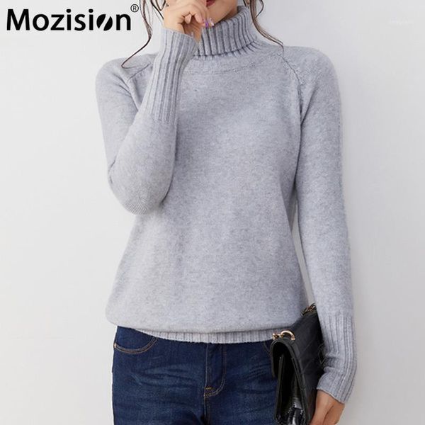 mozision turtleneck knitted sweater women solid full sleeve slim knitwear ladies spring new casual elegant warm sweaters1, White;black
mozision turtleneck knitted sweater women solid full sleeve slim knitwear ladies spring new casual elegant warm sweaters1, White;black