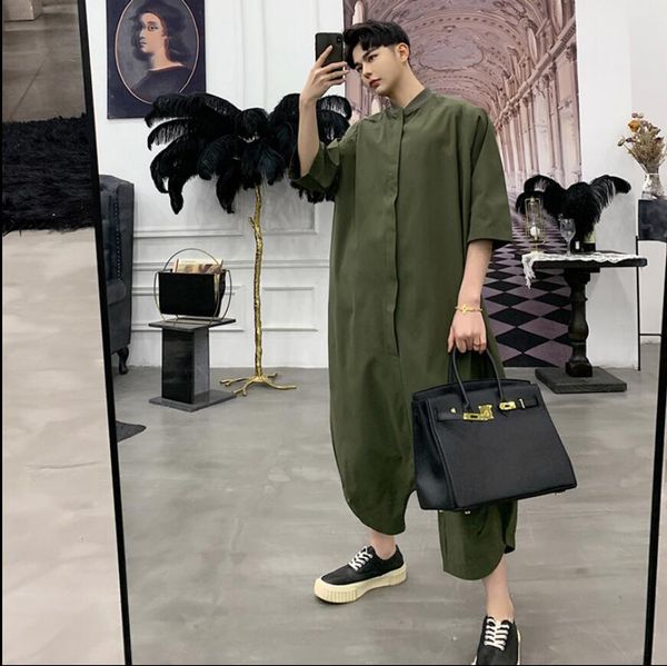 2020 summer men male in a loose piece work overalls made with men's tools hairstylist tides cut down pants baeh, White;black
2020 summer men male in a loose piece work overalls made with men's tools hairstylist tides cut down pants baeh, White;black