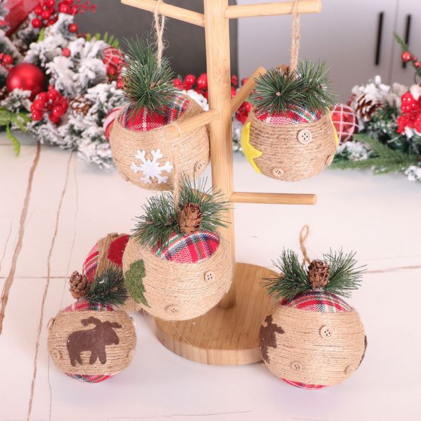 fast shipping round christmas decoration pendant linen balls linen red lattice christmas tree decoration lanyard hanging ball f7802
fast shipping round christmas decoration pendant linen balls linen red lattice christmas tree decoration lanyard hanging ball f7802