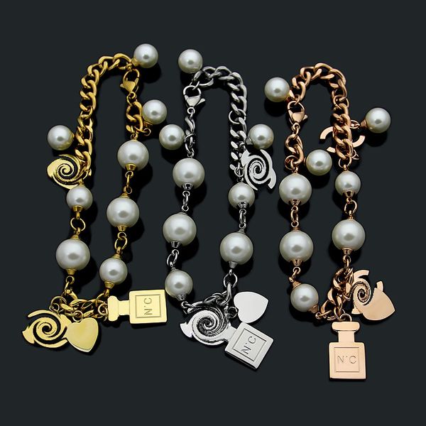 extravagant design letter pendant pearl bracelet 18k rose gold titanium steel bracelet couple jewelry bracelet wholesale, Black
extravagant design letter pendant pearl bracelet 18k rose gold titanium steel bracelet couple jewelry bracelet wholesale, Black