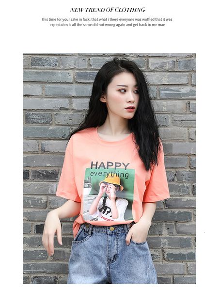 most popular women's t shirt summer cotton material o- neck clothing om913l kzkz, White
most popular women's t shirt summer cotton material o- neck clothing om913l kzkz, White