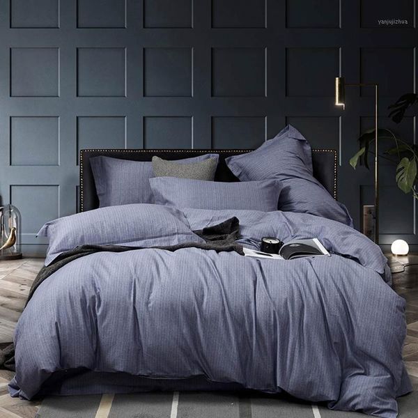 svetanya grey geometric brushed sanding cotton bedding set printed thick linens fitted sheet pillowcase duvet cover1