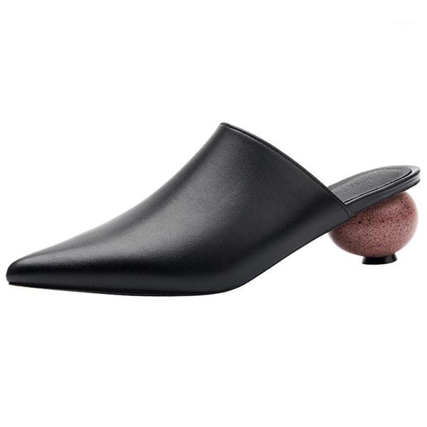 kmeioo new style spring cow leather shoes woman pointed toe mules round heel mule slides slip-on mule sandals classics shoes1, Black
kmeioo new style spring cow leather shoes woman pointed toe mules round heel mule slides slip-on mule sandals classics shoes1, Black