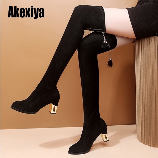 slim fit elastic flock over the knee boots women shoes 2020 autumn winter ladies high heel overknee long thigh high botas lj201201, Black
slim fit elastic flock over the knee boots women shoes 2020 autumn winter ladies high heel overknee long thigh high botas lj201201, Black