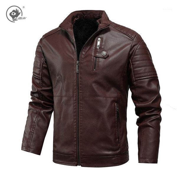 little rain winter jacket men big size stand collar fleece lined bomber faux leather jacket fashion slim fit biker1, Black
little rain winter jacket men big size stand collar fleece lined bomber faux leather jacket fashion slim fit biker1, Black
