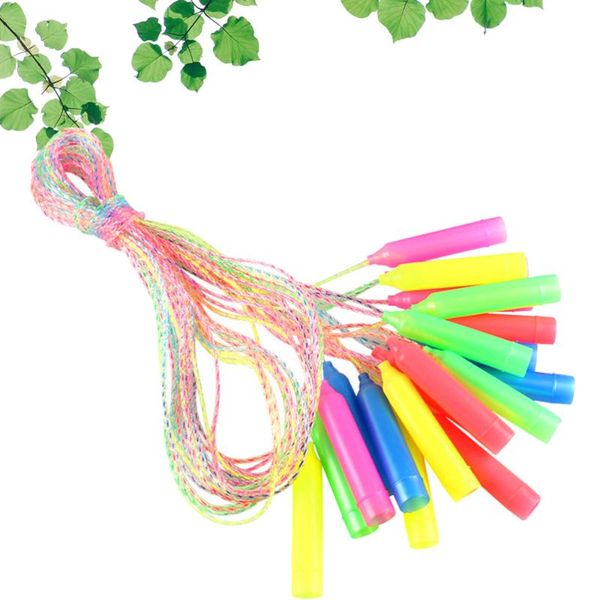 jump ropes skipping rope durable transparent prcatical colorful sports equipment for kids
jump ropes skipping rope durable transparent prcatical colorful sports equipment for kids