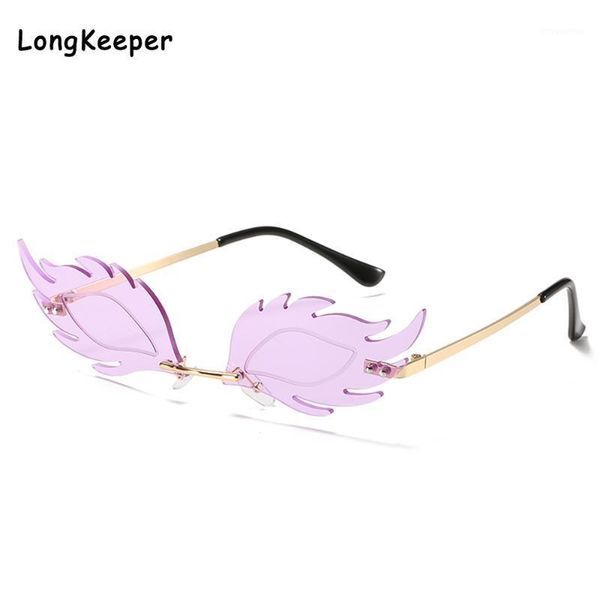 purple rimless sunglasses women 2020 leaves cat eye sun glasses flame wave trending narrow streetwear eyewear1, White;black
purple rimless sunglasses women 2020 leaves cat eye sun glasses flame wave trending narrow streetwear eyewear1, White;black