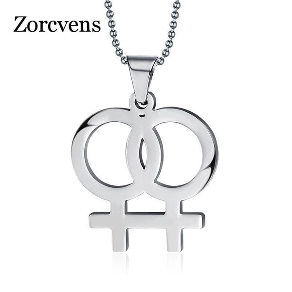 modyle double woman lesbian symbol pendant necklace in silver color-color 316l stainless steel gay pride choker collar jewelry
modyle double woman lesbian symbol pendant necklace in silver color-color 316l stainless steel gay pride choker collar jewelry