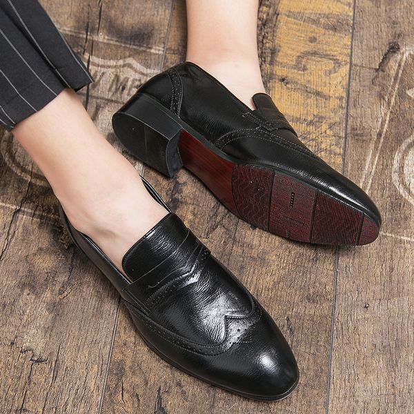 2020 new autumn 2020 new mens hollow leather shoes korean style carved pointed-toe slip-on fashion business formal wear slip-on fashion, Black
2020 new autumn 2020 new mens hollow leather shoes korean style carved pointed-toe slip-on fashion business formal wear slip-on fashion, Black