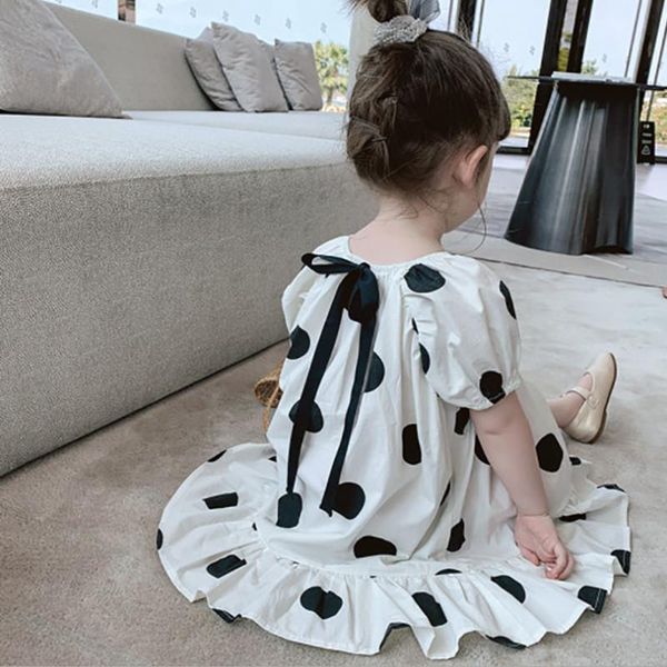 2-8 years girls polka-dot dress 2020 summer puff sleeve bow ball gown clothing kids baby princess dresses children clothes, Red;yellow
2-8 years girls polka-dot dress 2020 summer puff sleeve bow ball gown clothing kids baby princess dresses children clothes, Red;yellow