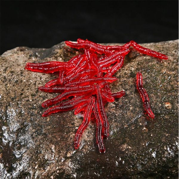 50pcs/lot classic fishing simulation earthworm artificial red worms fishing lure lifelike fishy smell lures soft bai qylydq
50pcs/lot classic fishing simulation earthworm artificial red worms fishing lure lifelike fishy smell lures soft bai qylydq