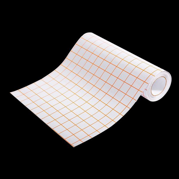clear vinyl transfer paper tape roll-12 x 6.6 ft w/alignment grid application tape for silhouette cameo, adhesive vinyl for decals, signs
clear vinyl transfer paper tape roll-12 x 6.6 ft w/alignment grid application tape for silhouette cameo, adhesive vinyl for decals, signs