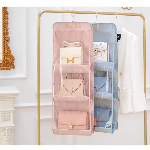 transparent dust-proof hanging purse handbag organizer large clear double-sided wardrobe hanging organizers closet storage bag
transparent dust-proof hanging purse handbag organizer large clear double-sided wardrobe hanging organizers closet storage bag