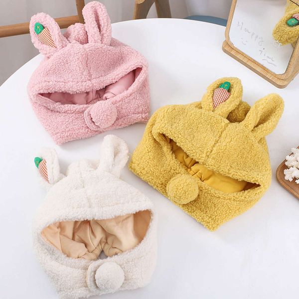 thickened children's hat radish plush rabbit winter boys and girls scarf one cap, Red;brown
thickened children's hat radish plush rabbit winter boys and girls scarf one cap, Red;brown