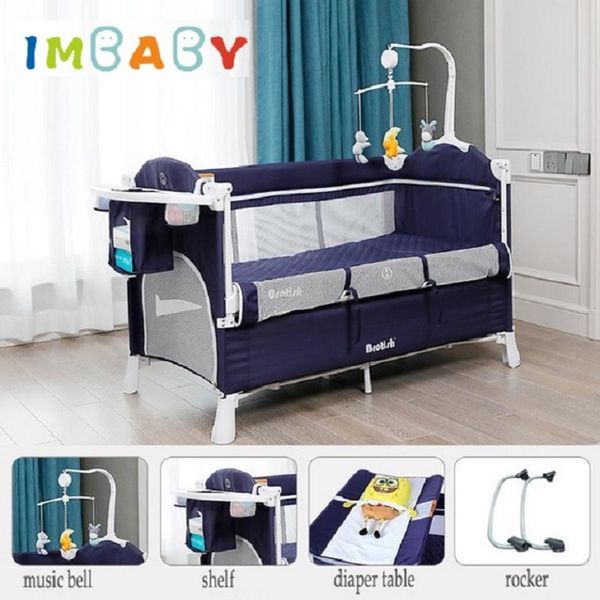 imbaby new brotish baby crib splicing large bed removable multifunctional portable folding newborn baby game bed cradle bed nest q1113
imbaby new brotish baby crib splicing large bed removable multifunctional portable folding newborn baby game bed cradle bed nest q1113