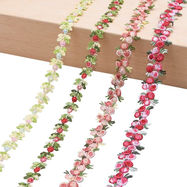 2 yards embroidered cherry lace trim flower polyester ribbons fabric wedding decorations diy sewing accessories supplies crafts
2 yards embroidered cherry lace trim flower polyester ribbons fabric wedding decorations diy sewing accessories supplies crafts