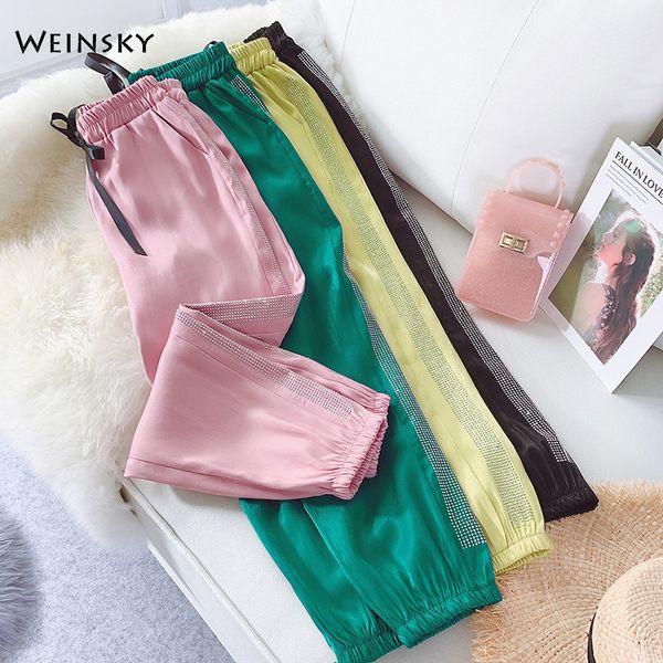 2019 women fashion harem elastic waist casual trousers female ankle-length pants
2019 women fashion harem elastic waist casual trousers female ankle-length pants