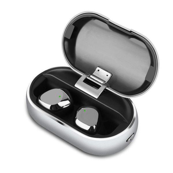 zl tws x26 bluetooth 5.0 real wireless earphones smart waterproof stereo hifi earphones with charging case for
