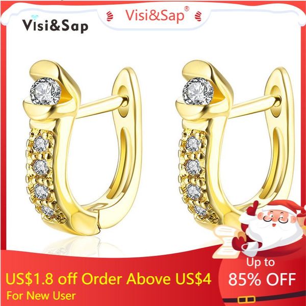 visisap noble earring yellow gold color hoop earrings for women dazzling stones jewellery gifts brincos fashion jewelry vake132, Golden;silver
visisap noble earring yellow gold color hoop earrings for women dazzling stones jewellery gifts brincos fashion jewelry vake132, Golden;silver