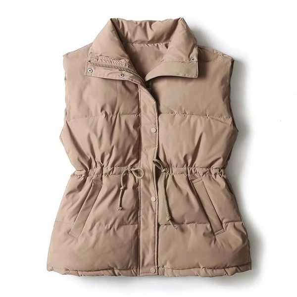 womens new vest sleeveless jacket down cotton winter waistcoat korean lace solid plus size autumn women vest coat gilet femme, Black;white
womens new vest sleeveless jacket down cotton winter waistcoat korean lace solid plus size autumn women vest coat gilet femme, Black;white