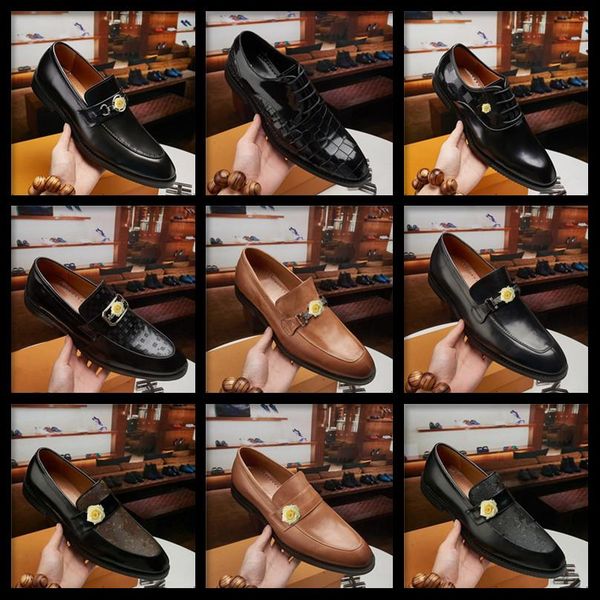 c5 alligator style mens wedding shoes lace up oxford genuine leather crocodile print party business brown dress shoes for men 11, Black
c5 alligator style mens wedding shoes lace up oxford genuine leather crocodile print party business brown dress shoes for men 11, Black