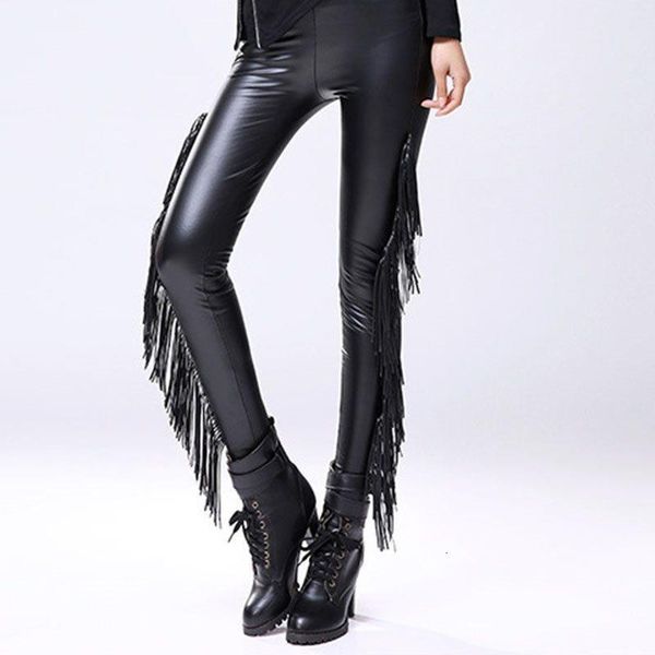 gothic tassel pu leggings pants women winter black street punk moto fashion slim goth girl leather elastic trousers
gothic tassel pu leggings pants women winter black street punk moto fashion slim goth girl leather elastic trousers