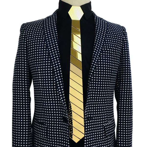 new arrival acrylic gold mirror tie geometric model handmade fashion slim ties neckties, Black
new arrival acrylic gold mirror tie geometric model handmade fashion slim ties neckties, Black