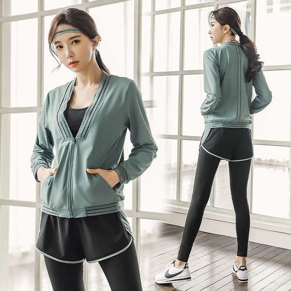 korean version of yoga autumn winter quick drying clothes loose and thin covering stomach outdoor morning running gym sports, Gray
korean version of yoga autumn winter quick drying clothes loose and thin covering stomach outdoor morning running gym sports, Gray