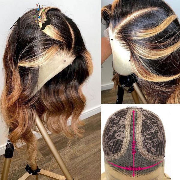lace wigs ombre colored human hair wig natural hairline transparent invisible with baby highlight wavy front, Black;brown
lace wigs ombre colored human hair wig natural hairline transparent invisible with baby highlight wavy front, Black;brown