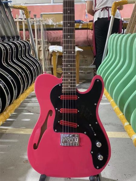 tele electric guitar pink rose wood fingerboard humbucker pickups black pickguard guitars guitarra
tele electric guitar pink rose wood fingerboard humbucker pickups black pickguard guitars guitarra