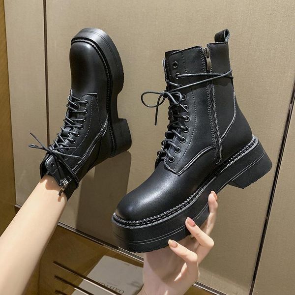 lolita boots ankle booties women lace up female shoes flat heel luxury designer boots-women low med ladies rock fashion autumn, Black
lolita boots ankle booties women lace up female shoes flat heel luxury designer boots-women low med ladies rock fashion autumn, Black