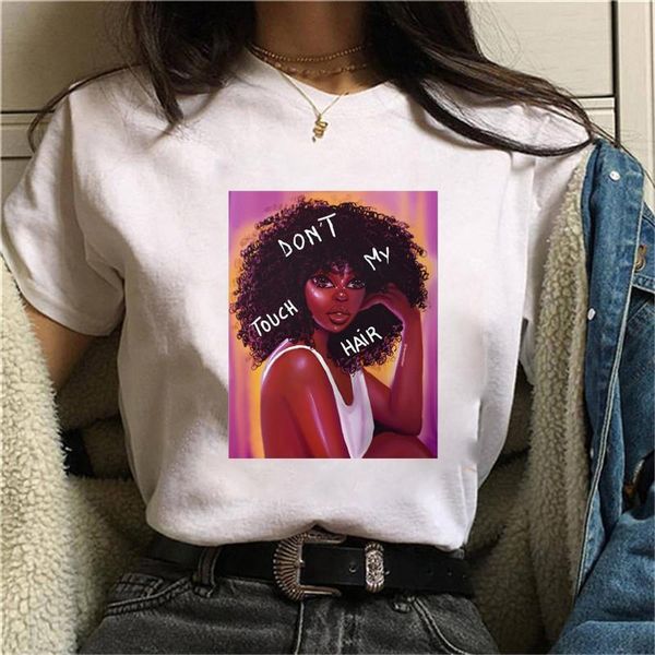 maycaur don't touch my hair fashion graphic t-shirt women black girl shirt feminist tees funny female tshirt girl power top, White
maycaur don't touch my hair fashion graphic t-shirt women black girl shirt feminist tees funny female tshirt girl power top, White