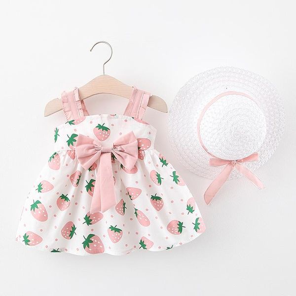 baby girl dress cotton print strawberry girl dress with bow hat 2 piece clothes outfits baby beach sundress clothes1, Red;yellow
baby girl dress cotton print strawberry girl dress with bow hat 2 piece clothes outfits baby beach sundress clothes1, Red;yellow