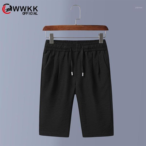 2020 summer men shorts fashion solid color elastic waist sandy beach shorts leisure bodybuilding workout loose mens1, White;black
2020 summer men shorts fashion solid color elastic waist sandy beach shorts leisure bodybuilding workout loose mens1, White;black