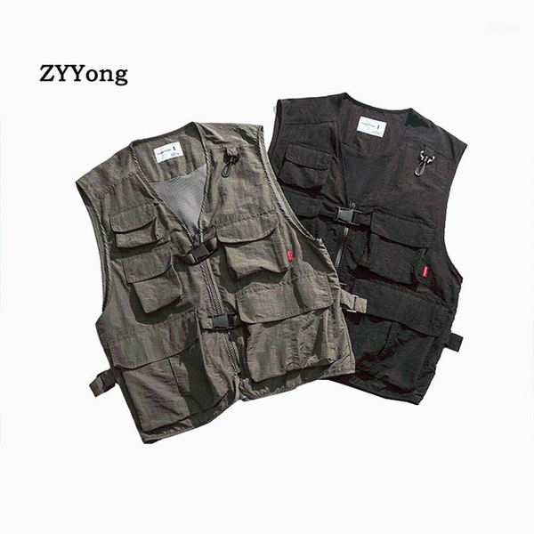 multiple pockets cargo vest hip hop vest men dad core sleeveless jacket gilet men's streetwear1, Black;white
multiple pockets cargo vest hip hop vest men dad core sleeveless jacket gilet men's streetwear1, Black;white