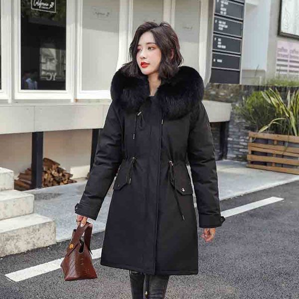 2021 new thickened parka women slim long winter coat down cotton ladies down parka down jacket women winter coat 947y, Black
2021 new thickened parka women slim long winter coat down cotton ladies down parka down jacket women winter coat 947y, Black
