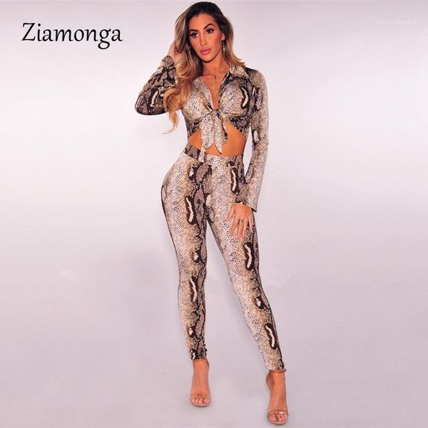 two piece dress ziamonga leopard snake print set women fall clothes club outfits long sleeve crop pant 2 matching set1, White
two piece dress ziamonga leopard snake print set women fall clothes club outfits long sleeve crop pant 2 matching set1, White