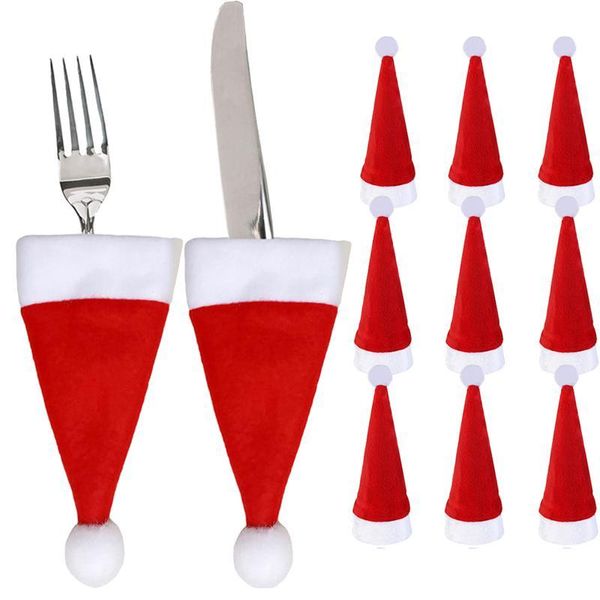 18pcs рождественский вечер ужин столовые приборы сумки рождество hat shaped бутылки крышки вилка нож посуда сумки главная ресторан xmas a35
18pcs рождественский вечер ужин столовые приборы сумки рождество hat shaped бутылки крышки вилка нож посуда сумки главная ресторан xmas a35