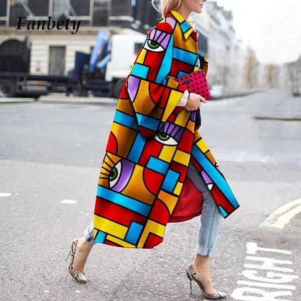 2020 women vintage color block print long coat autumn fashion elegant lantern long sleeve windbreaker female 5xl casual cardigan 1026, Tan;black
2020 women vintage color block print long coat autumn fashion elegant lantern long sleeve windbreaker female 5xl casual cardigan 1026, Tan;black