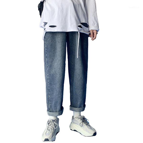 men's jeans fashion simple and versatile light color washed men men's neutral straight pants denim trousers 1, Blue
men's jeans fashion simple and versatile light color washed men men's neutral straight pants denim trousers 1, Blue