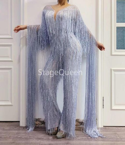 silver gray fringe rhinestones jumpsuit birthday celebrate tassel bodysuit stage dance leggings women singer dancer outfit, Black;red
silver gray fringe rhinestones jumpsuit birthday celebrate tassel bodysuit stage dance leggings women singer dancer outfit, Black;red
