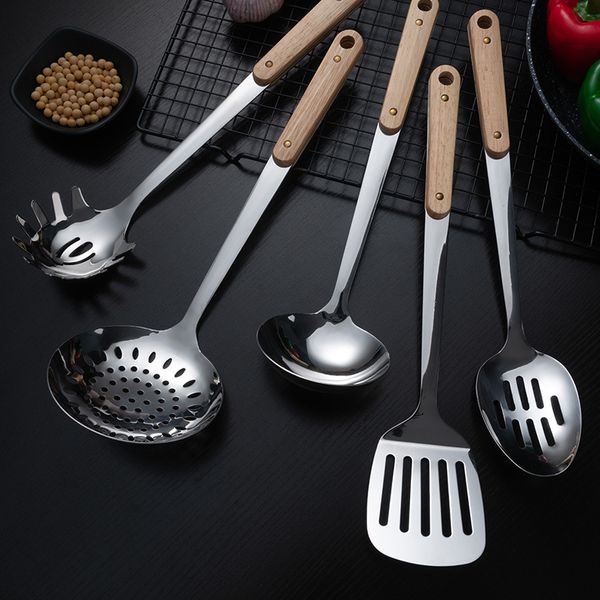 stainless steel spoon spatula portable durable wooden utensil fork kitchen cooking soup spoons kitchen fry shovels colander 77 m2
stainless steel spoon spatula portable durable wooden utensil fork kitchen cooking soup spoons kitchen fry shovels colander 77 m2