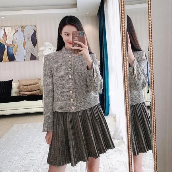 women's wool & blends women autumn vintage elegant knit outside stand collar wearing a-line thin h0999, Black
women's wool & blends women autumn vintage elegant knit outside stand collar wearing a-line thin h0999, Black