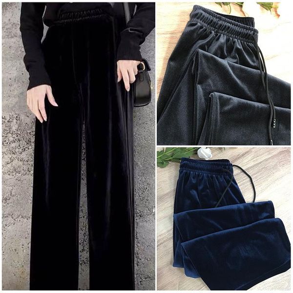 gold velvet sweatpants women plus velvet warm pants 2021 high waist wide leg women's trousers, Black;white
gold velvet sweatpants women plus velvet warm pants 2021 high waist wide leg women's trousers, Black;white