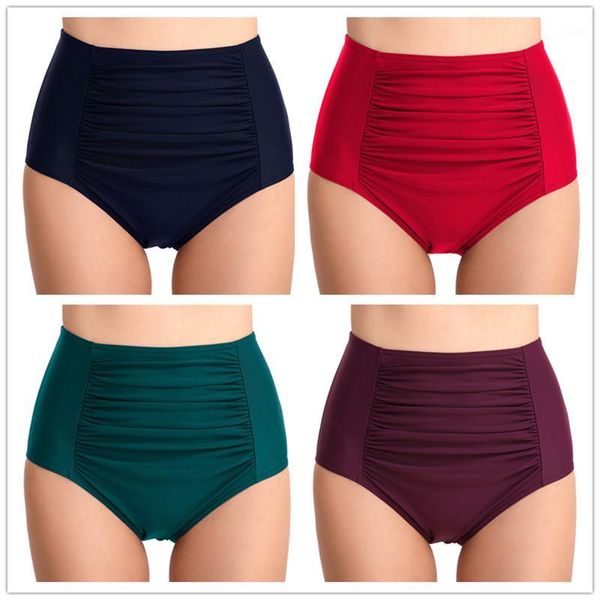 two-piece suits 2021 women swimwear bikini bottom solid high waist ruched swimsuit briefs plus size female underwear swimming sporty beachwe
two-piece suits 2021 women swimwear bikini bottom solid high waist ruched swimsuit briefs plus size female underwear swimming sporty beachwe