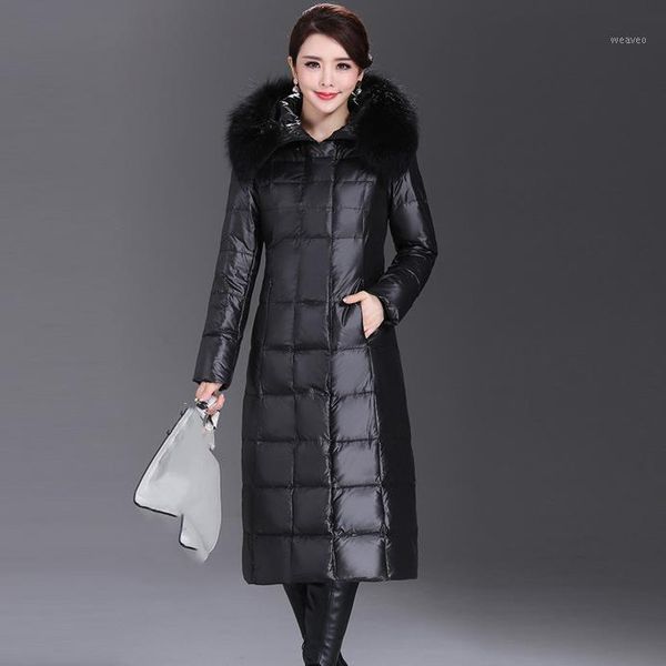 new winter down jacket with real natural fur collar slim parka long hooded plus size windproof cotton jacket1, Black
new winter down jacket with real natural fur collar slim parka long hooded plus size windproof cotton jacket1, Black