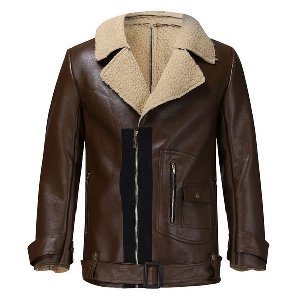 mens faux leather jackets motorcycle jacket fur spring autumn clothing for male long sleeved cool lapel jacket coats, Black;brown
mens faux leather jackets motorcycle jacket fur spring autumn clothing for male long sleeved cool lapel jacket coats, Black;brown
