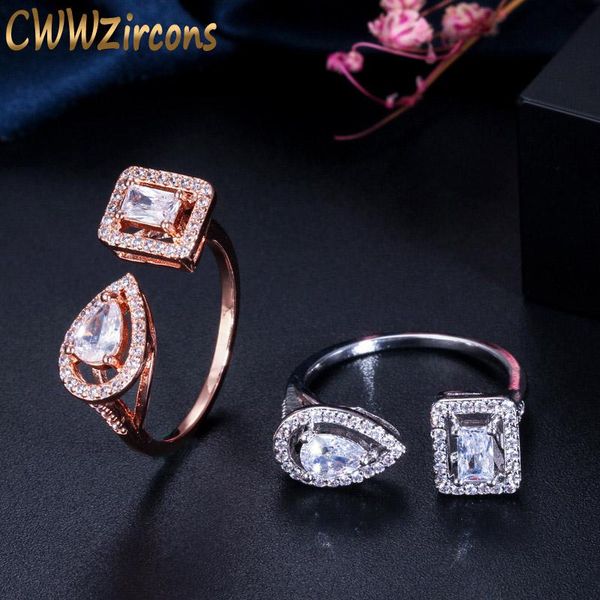 cluster rings cwwzircons open cuff design gorgeous cubic zirconia stones fashion rose gold and silver color adjustable ring for women r135, Golden;silver
cluster rings cwwzircons open cuff design gorgeous cubic zirconia stones fashion rose gold and silver color adjustable ring for women r135, Golden;silver