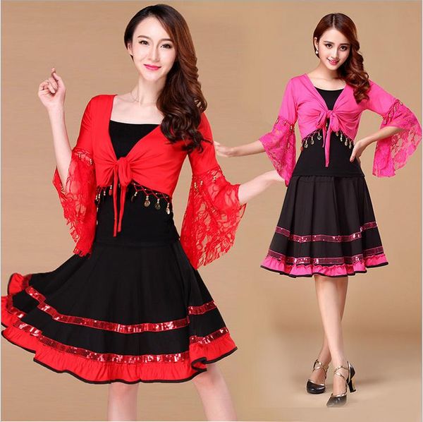performance lace latin dance dress women samba vestidos costume tango for ballroom dancing clothing for salsa dresses saia l102, Black;red
performance lace latin dance dress women samba vestidos costume tango for ballroom dancing clothing for salsa dresses saia l102, Black;red