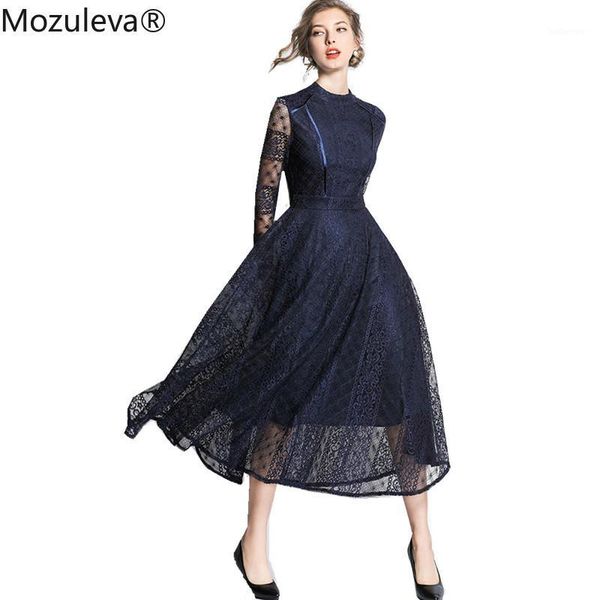 mozuleva 2020 designer navy blue lace dress runway women lace floral hollow out dress long sleeve stand collar long1, Black;gray
mozuleva 2020 designer navy blue lace dress runway women lace floral hollow out dress long sleeve stand collar long1, Black;gray